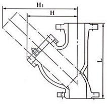 Y型過濾器結(jié)構圖