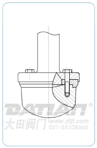 PF型軟密封單座調節(jié)閥閥瓣結構